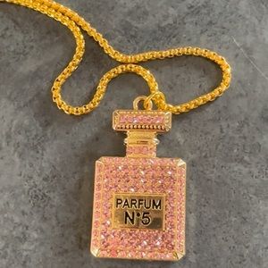 Large Parfum No. 5 Charm Necklace